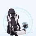 Silla de juego de cuero con precio de venta al por mayor con almohada para el cuello para barra casera